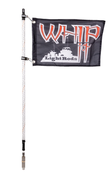 WHIPITLIGHTRODS 3' Light Rod Whip - Chase - White SB-CHSBTR-231