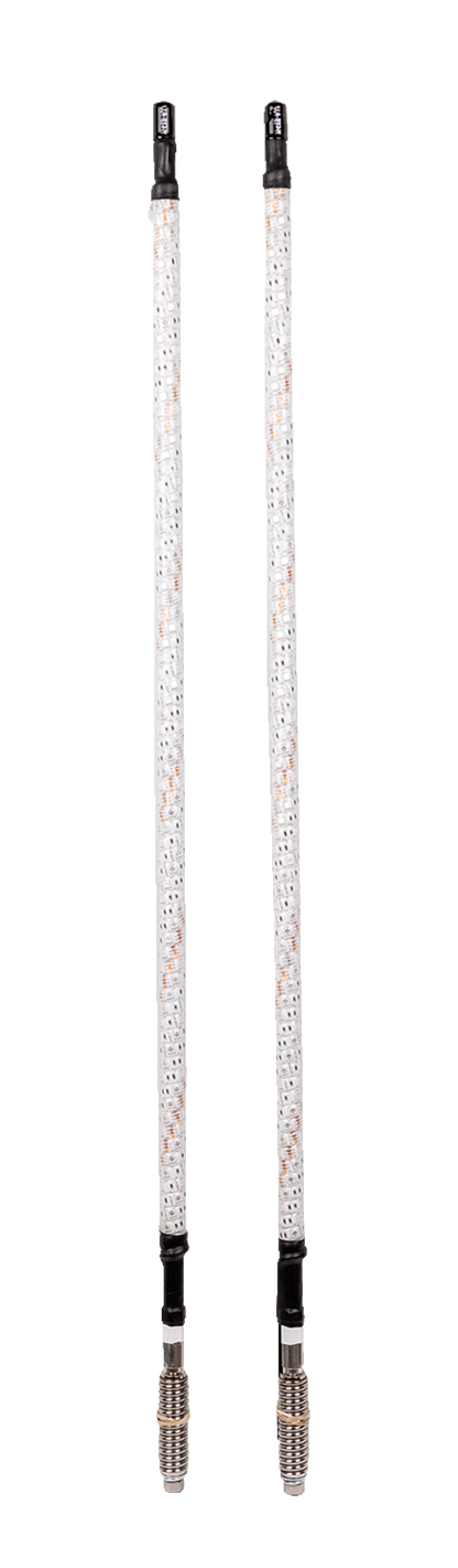 WHIPITLIGHTRODS 3' Light Rod Whip - Chase - White SB-CHSBTR-231