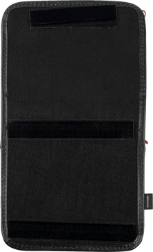 SHOW CHROME Kaliber Dash Pouch - Black with Red Zipper H44-4ZRED