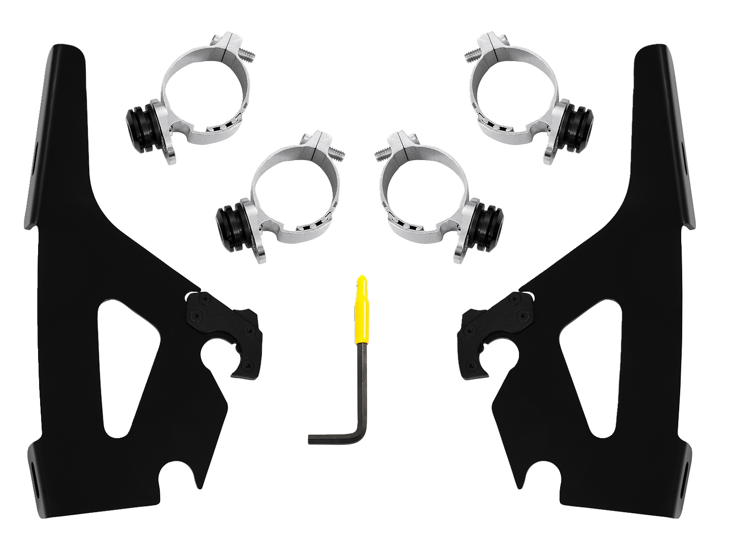 MEMPHIS SHADES Batwing Mounting Kit - Black - Chief MEB2075