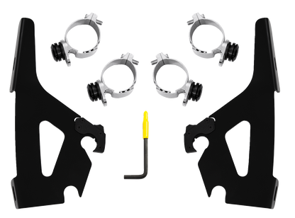 MEMPHIS SHADES Batwing Mounting Kit - Black - Chief MEB2075