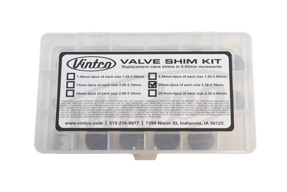 VINTCO Shim Kit - 25.00 mm - 2.30 mm-3.10 mm 25SHIMKIT