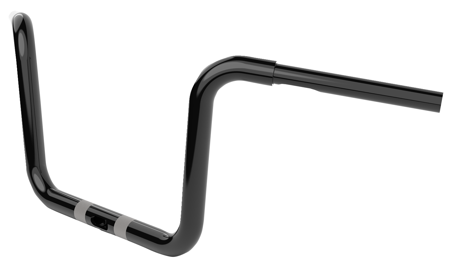 LA CHOPPERS Handlebar - Twin Round - 10" - Black LA-7324-10B