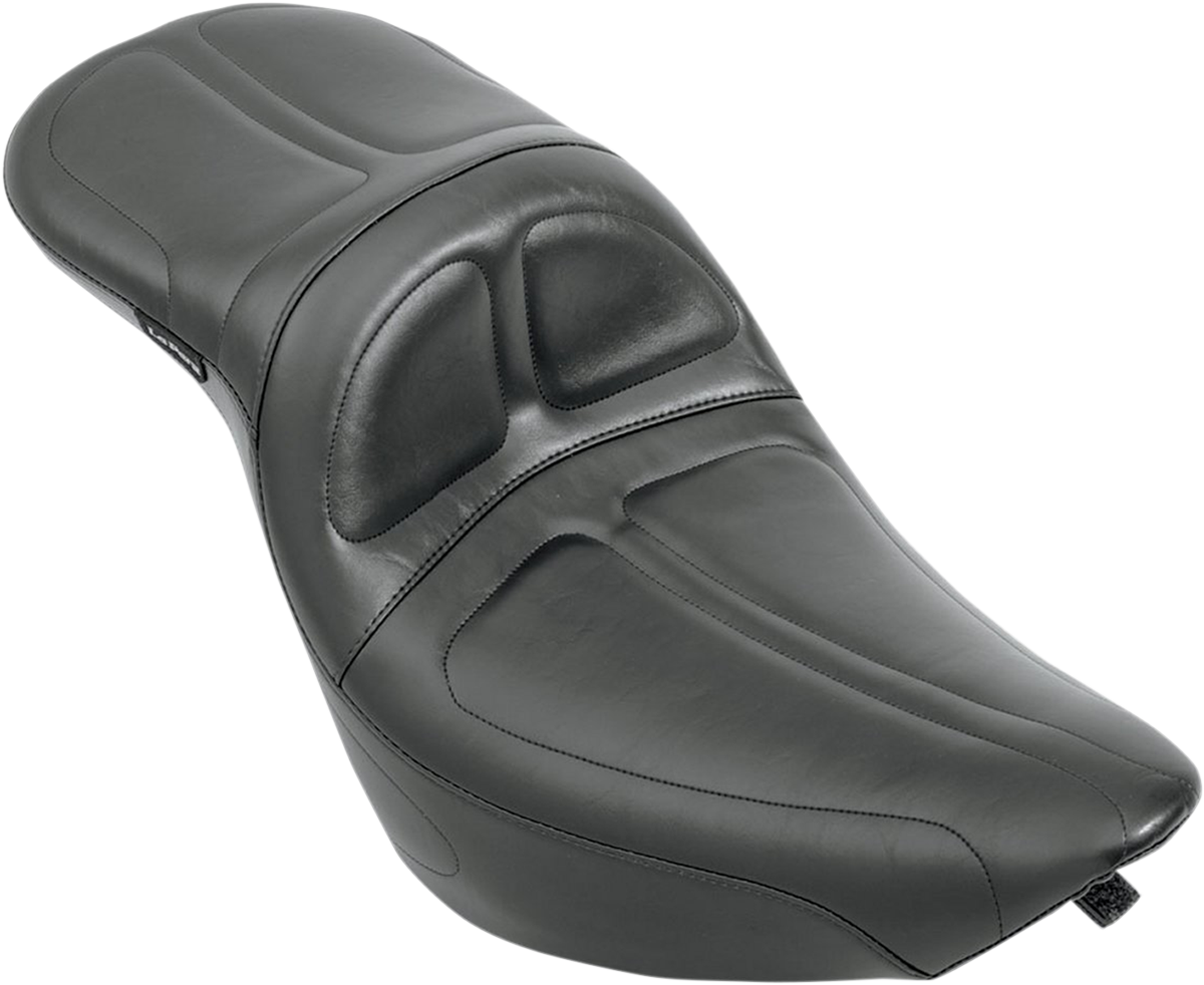 LE PERA Maverick Daddy Long Legs Seat - Black - Stitched - FLHR '02-'07 LH-957RKDL
