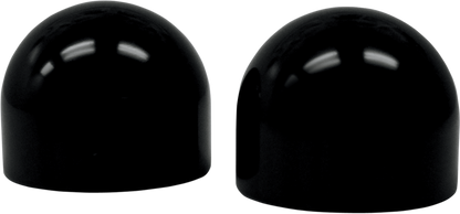 LA CHOPPERS Axle Caps - Dome - Black - Pair LA-7810-00B