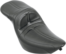 LE PERA Maverick Daddy Long Legs Seat - Black - Stitched - FLT '02-'07 LH-957DL