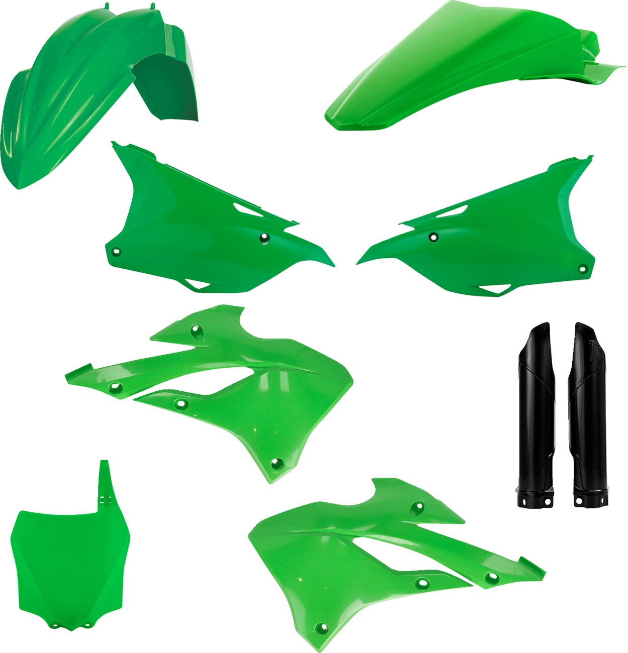 ACERBIS Full Body Kit - '22 OEM Green/Black - Kawasaki - KX '22-'25 2936137428