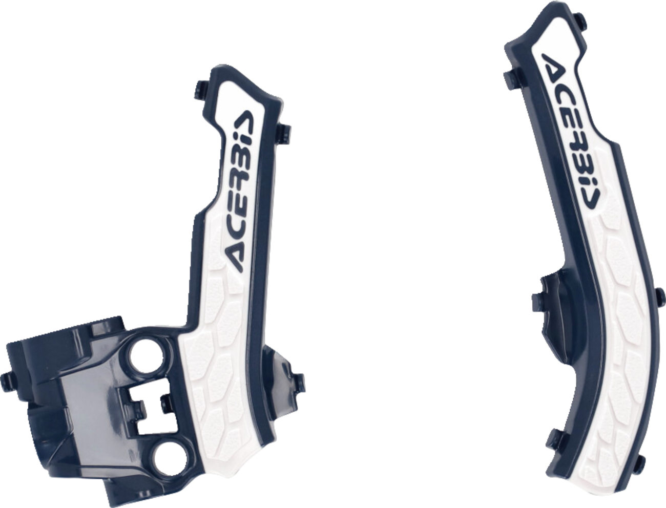 ACERBIS X-Grip Frame Guards - Blue/White - Gas Gas | Husqvarna | KTM 2979611006