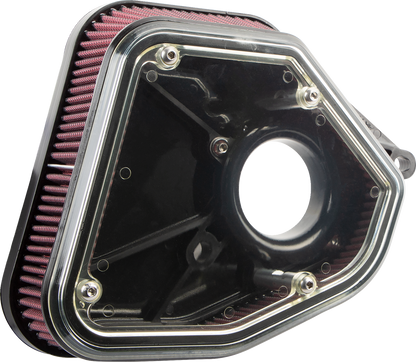 ALLOY ART Boom Box Air Cleaner Kit - Black Cover 1.8M8BP