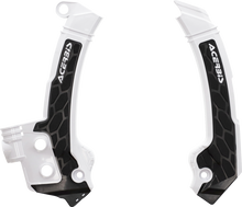 ACERBIS X-Grip Frame Guards - Black/White - Husqvarna 2979601007