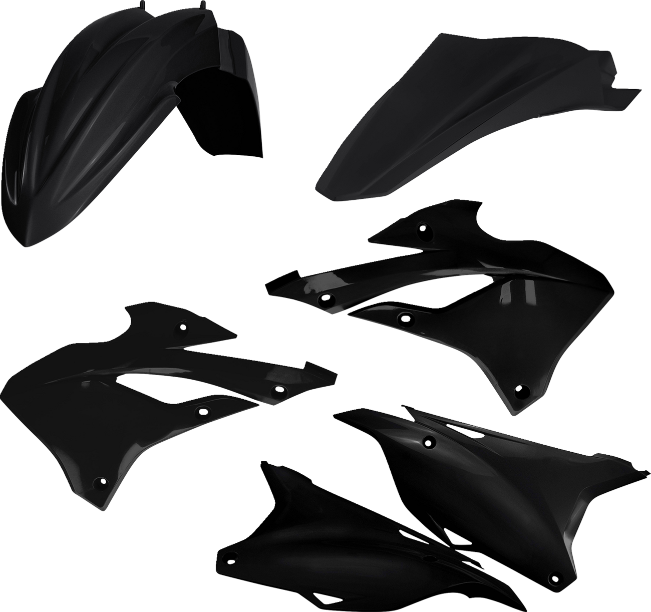 ACERBIS Standard Body Kit - Black - Kawasaki - KX '22-'25 2936140001