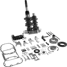 BAKER DRIVETRAIN Gear Set - Overdrive/6-Speed - Polished OD6-404SP-02