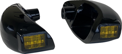 CUSTOM DYNAMICS Turn Signal - FLTR - Gloss Black PB-RG-TS-AB