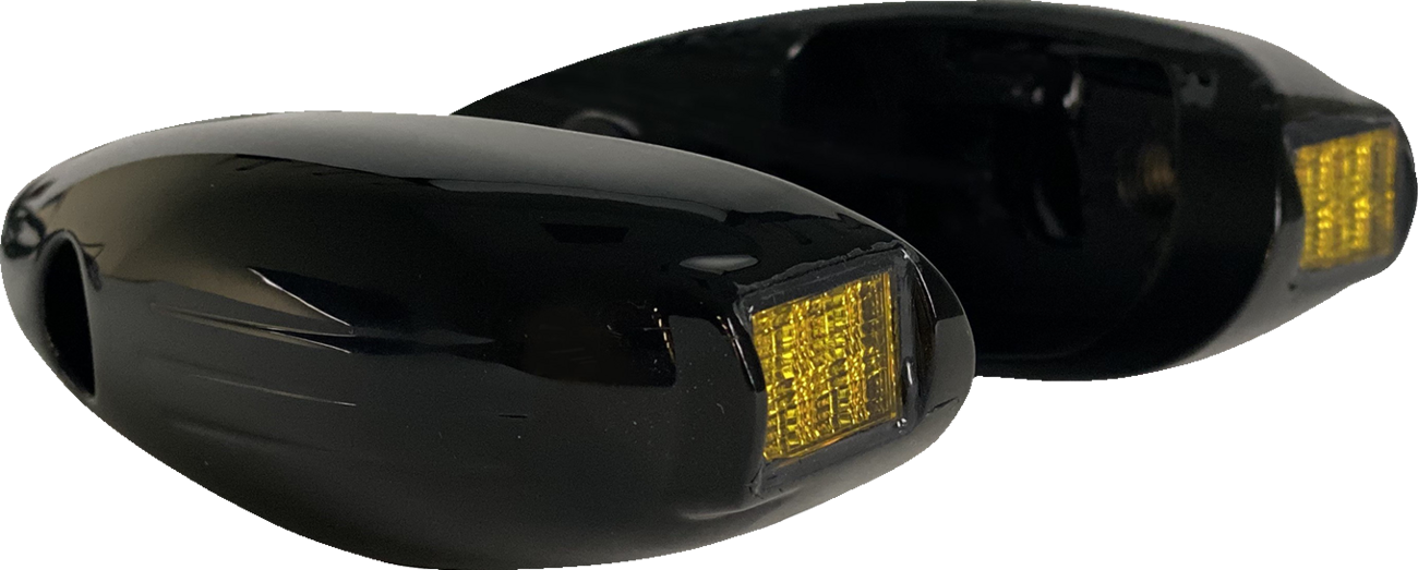 CUSTOM DYNAMICS Turn Signal - FLTR - Gloss Black PB-RG-TS-AB