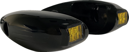 CUSTOM DYNAMICS Turn Signal - FLTR - Gloss Black PB-RG-TS-AB