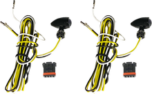 CUSTOM DYNAMICS Micro Bullet Turn Signals - LED - Amber/White - Black CD-MICRO-AW2-B