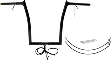 FAT BAGGERS INC. EZ Install Wired 1-1/4" Pointed Top Handlebar Kit - 16" - Black 901916-B