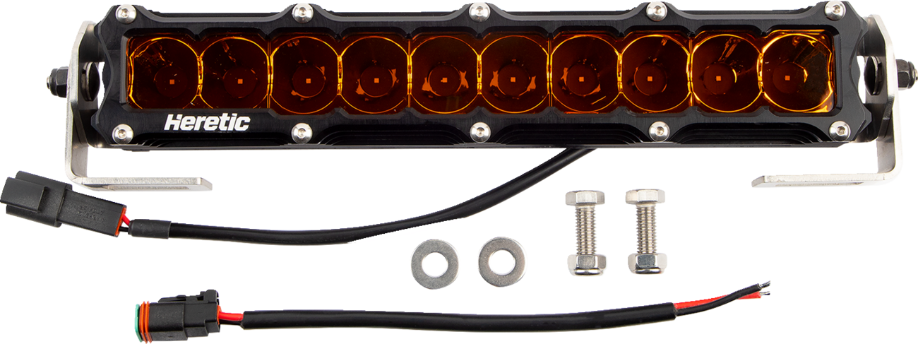 HERETIC Light Bar - 10" - Spot - Amber 51005