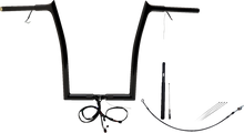 FAT BAGGERS INC. EZ Install Wired 1-1/4" Pointed Top Handlebar Kit - 16" - Black 912916-B