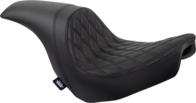 DRAG SPECIALTIES SEATS Predator Seat - Double Diamond w/ Black Sitching - Vinyl - FLSB/FXLR '18-'23 0802-1517