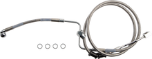 DRAG SPECIALTIES Brake Line - Rear - Master Cylinder to ABS - Stainless Steel 618598