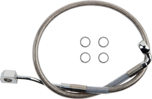 DRAG SPECIALTIES Brake Line - Rear - Master Cylinder to ABS - Stainless Steel 618599