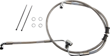 DRAG SPECIALTIES Brake Line - Rear - Non-ABS - Stainless Steel 618607