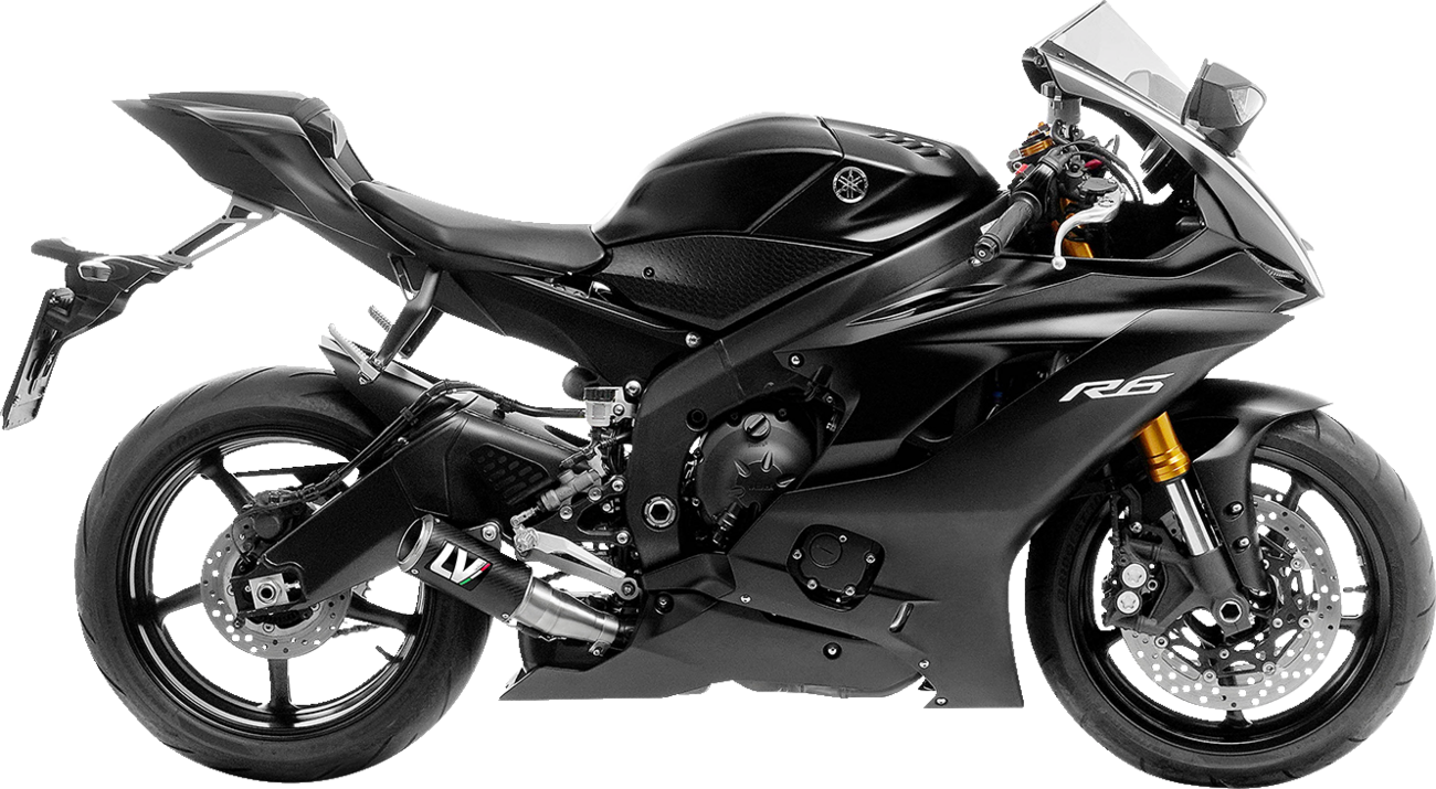 LEOVINCE LV Corsa Muffler - Carbon Fiber 15403CU