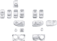 DRAG SPECIALTIES Switch Cap Kit - Chrome H18-0357CO-C