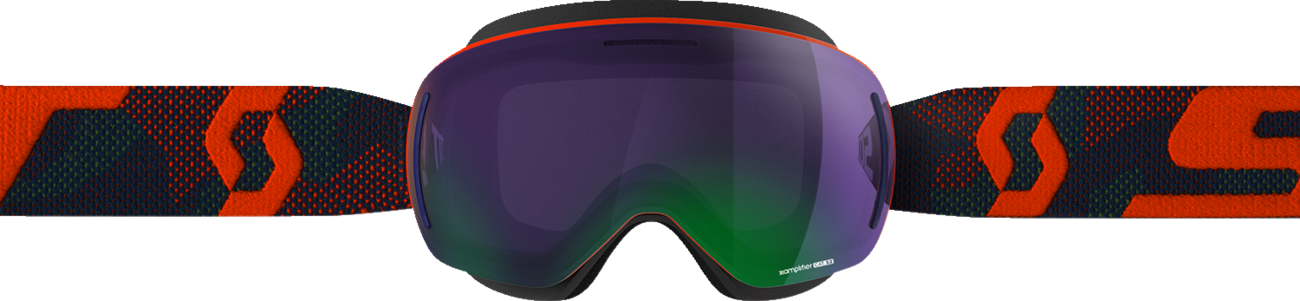 SCOTT LCG EVO Snow Cross Goggle - Red/Blue - Enhancer Green Chrome Lens 272845-4710314
