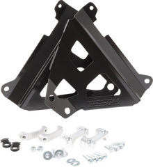 WORKS CONNECTION Radiator Brace Set - Black - Yamaha 18-B269