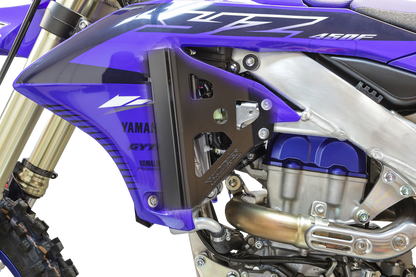 WORKS CONNECTION Radiator Brace Set - Black - Yamaha 18-B269