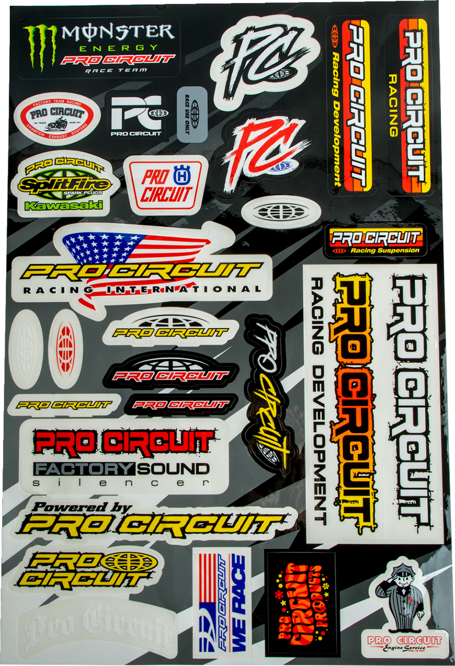 PRO CIRCUIT Deluxe Decal Sheet DC22DLX