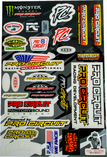 PRO CIRCUIT Deluxe Decal Sheet DC22DLX