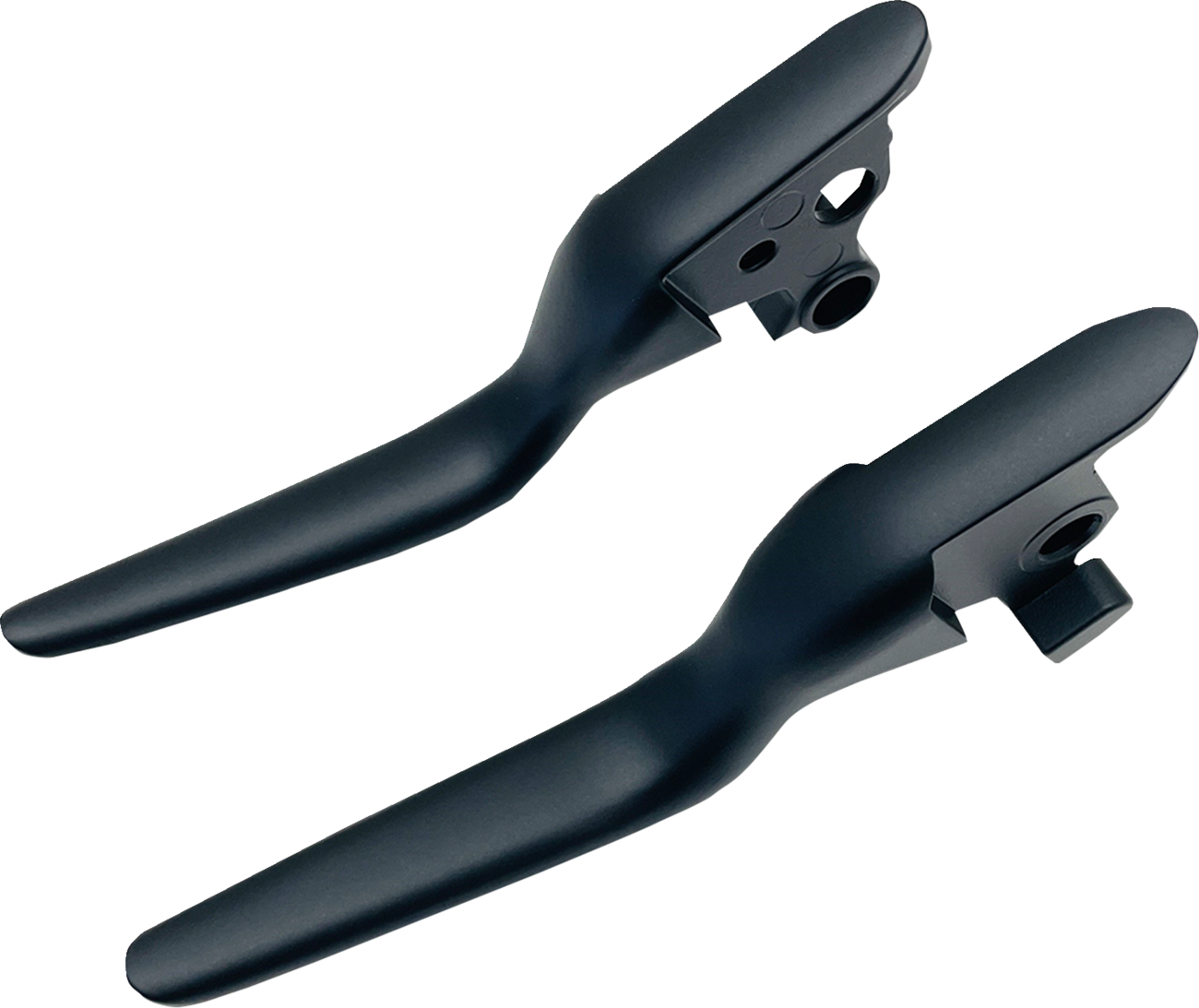 DRAG SPECIALTIES Custom Lever Set - LSR - Satin Black 053591