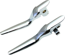 DRAG SPECIALTIES Custom Lever Set - LSR - Chrome 053989