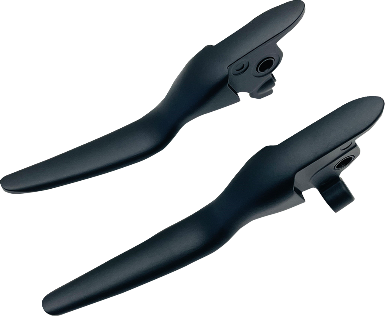 DRAG SPECIALTIES Custom Lever Set - LSR - Satin Black 053996
