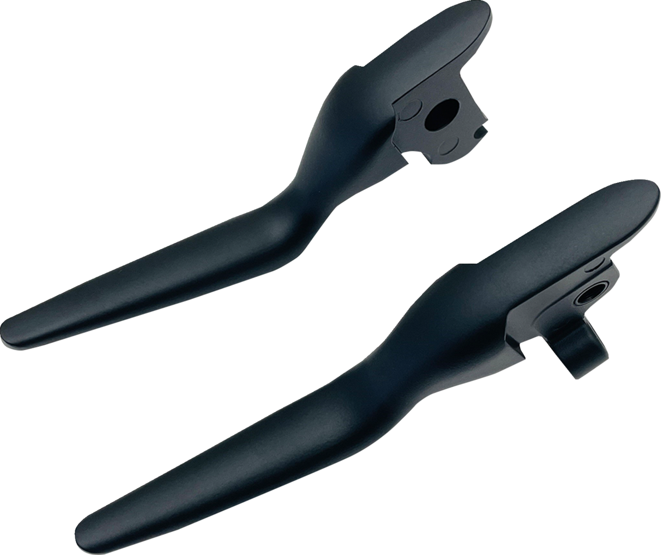DRAG SPECIALTIES Custom Lever Set - LSR - Satin Black 053990