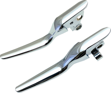 DRAG SPECIALTIES Custom Lever Set - LSR - Chrome 053986