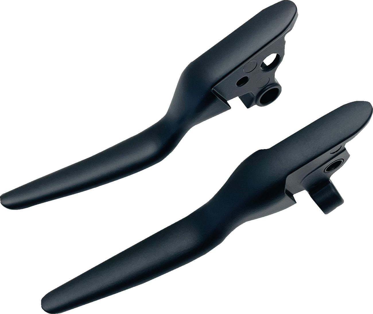 DRAG SPECIALTIES Custom Lever Set - LSR - Satin Black 053987