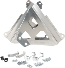 WORKS CONNECTION Radiator Brace Set - Silver - Yamaha 18-269