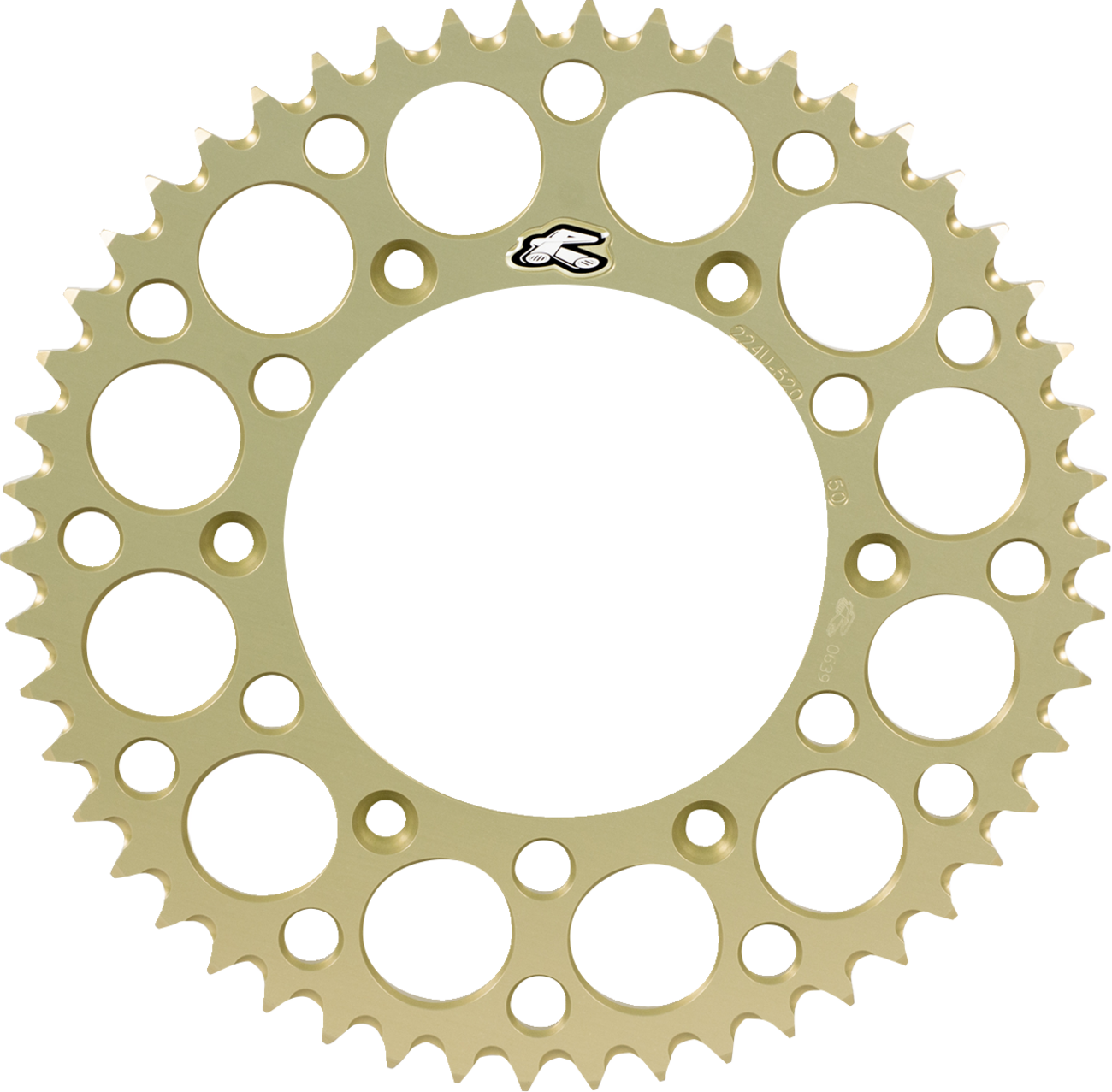 RENTHAL Rear Sprocket - Aluminum - 48 Tooth - Hard Anodized 224U-520-48GPHA