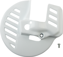 UFO Front Disc Cover - CR White - Honda - CR 125/250R/500R HO02661#041