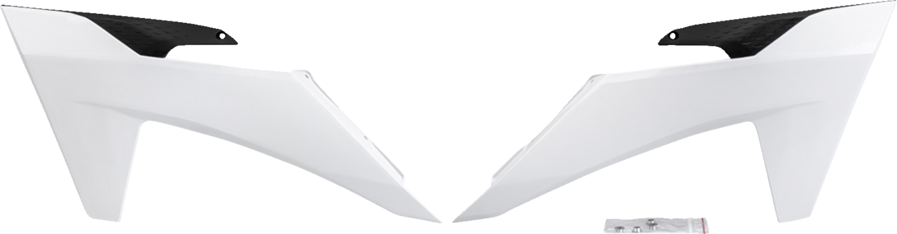 UFO Radiator Covers - '20-'26 OEM White/Black KT05011#042
