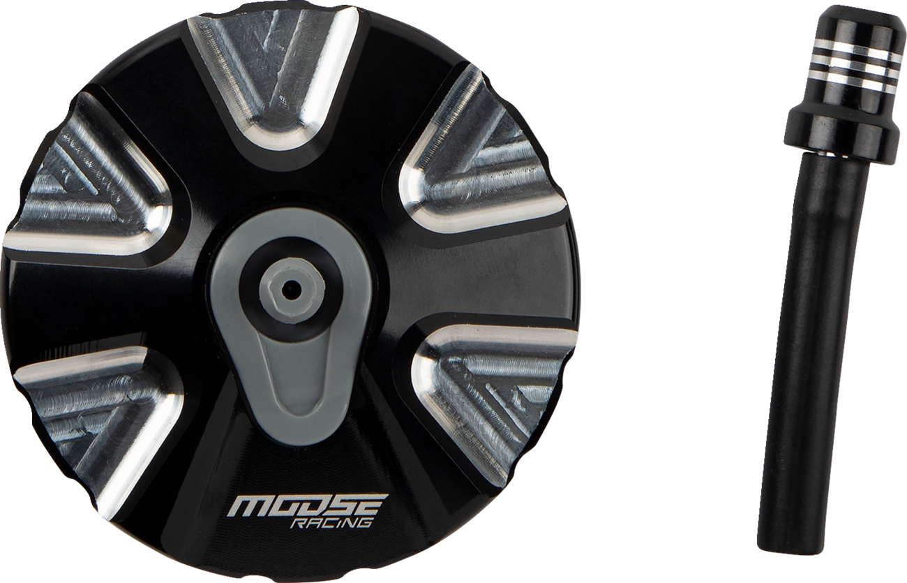 MOOSE OFFROAD Aluminum Gas Cap - Black - Gas Gas T03-5111BK