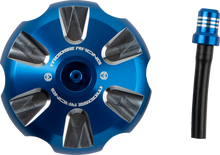 MOOSE OFFROAD Aluminum Gas Cap - Blue - Sherco T03-5116L