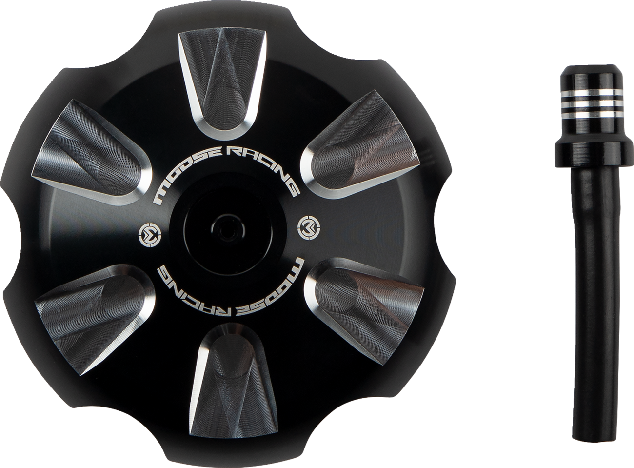 MOOSE OFFROAD Aluminum Gas Cap - Black - Gas Gas T03-5115B