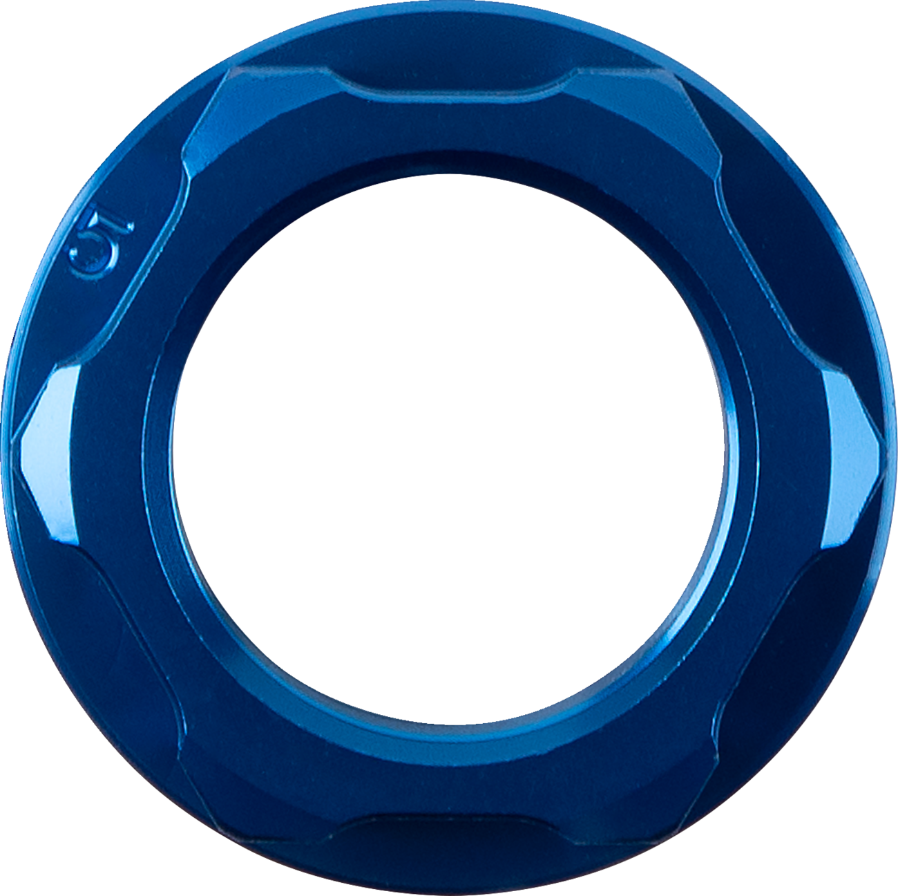 MOOSE OFFROAD Steering Stem Nut - Blue C23-4244L