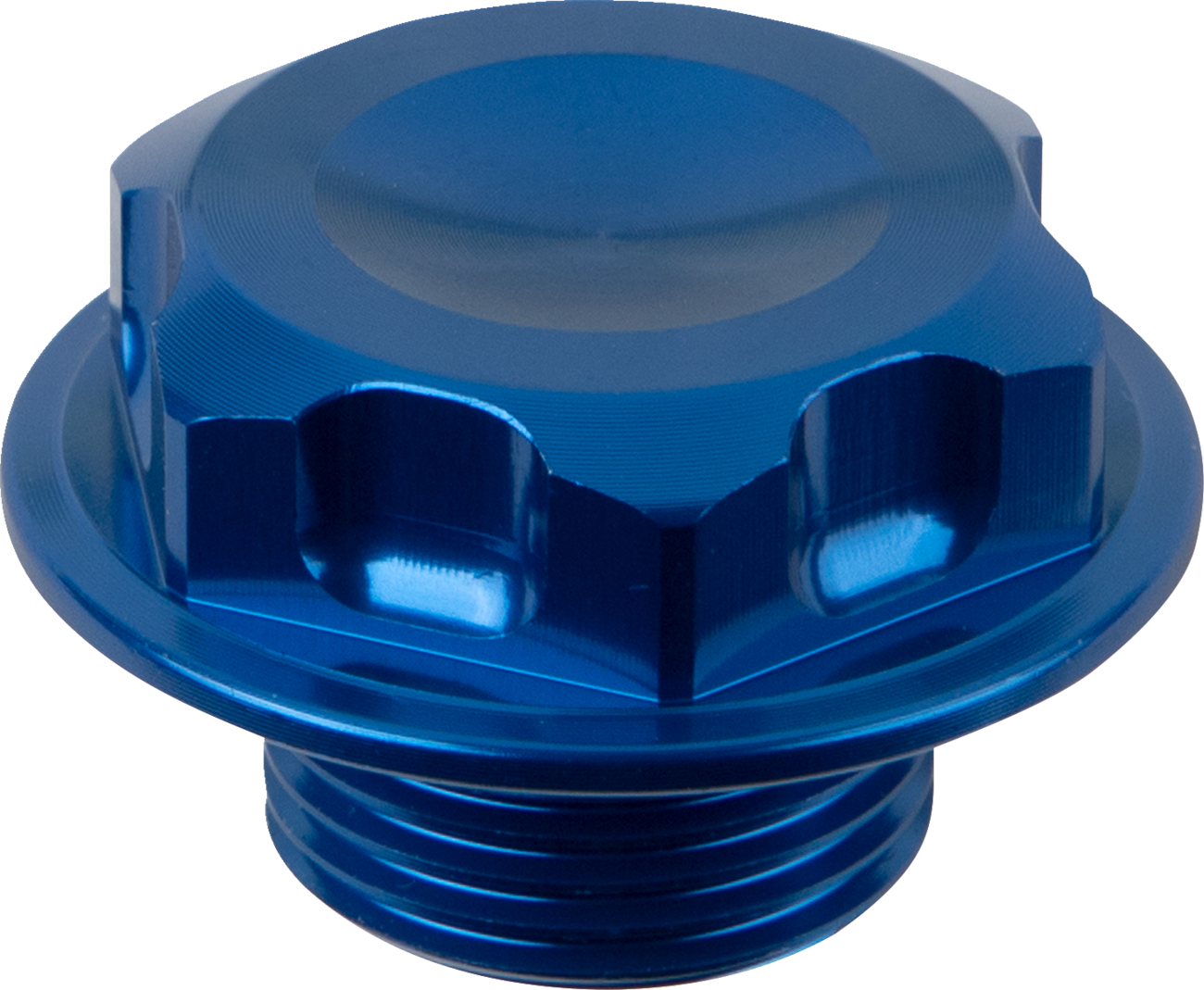 MOOSE OFFROAD Steering Stem Nut - Blue C23-5241L