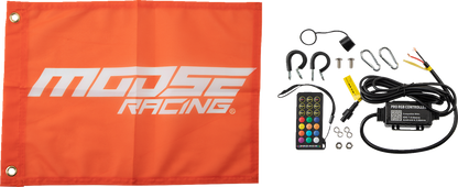 MOOSE OFFROAD 3' Whip Light - RGB - Black - Chase SB-CHSBTR-131PU